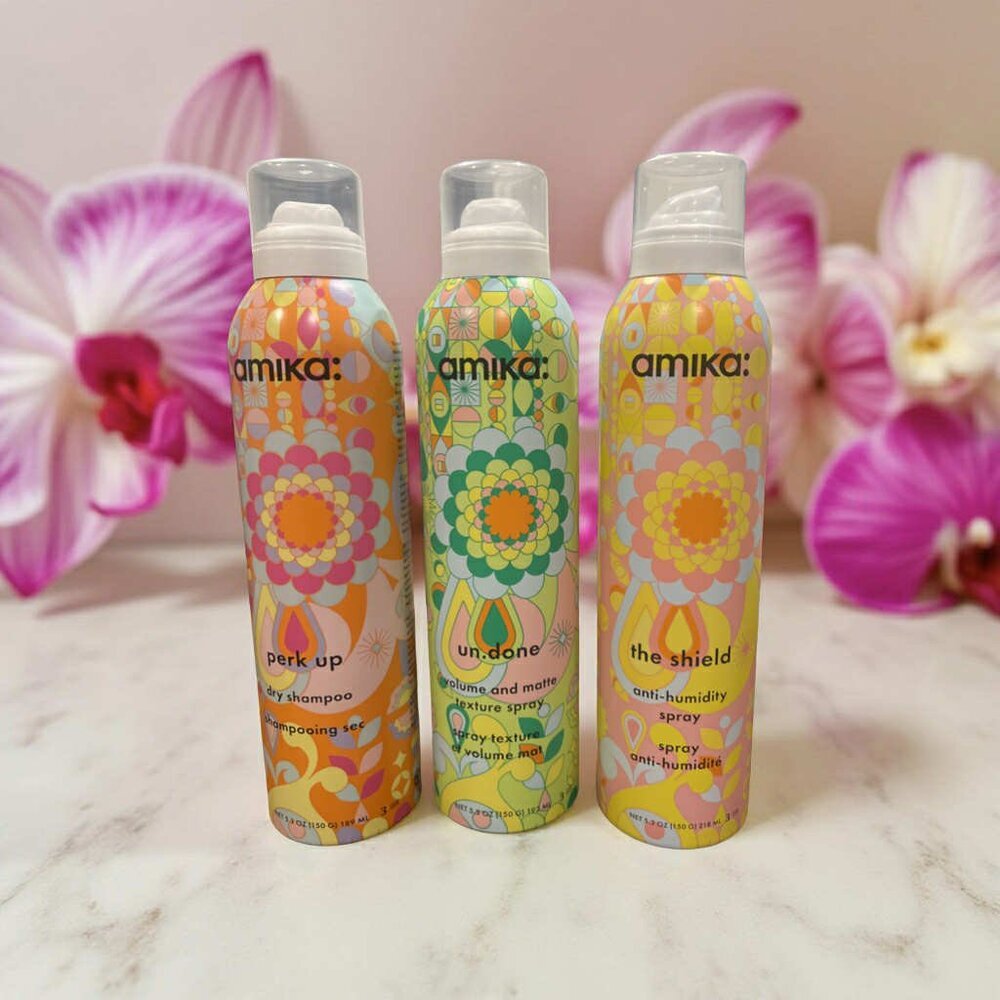 Amika Triple Treatment Trio Perk Up Un.Done Shield 5.3 oz